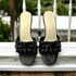 Black Barbed Heels - cunei
